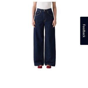 Levi's dark blue baggy cinch jeans 28/31